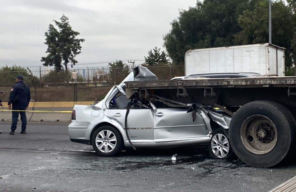 Policía De Tlalnepantla Pierde La Vida En Accidente Sobre La Autopista Naucalpan-Ecatepec