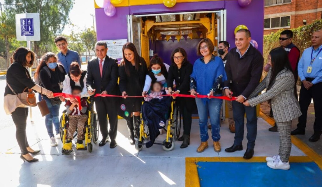 Entrega Gobierno De Tlalnepantla Rehabilitación De Elevador Que Da Servicio Al CRIT, Tenía 6 Años Sin Operar