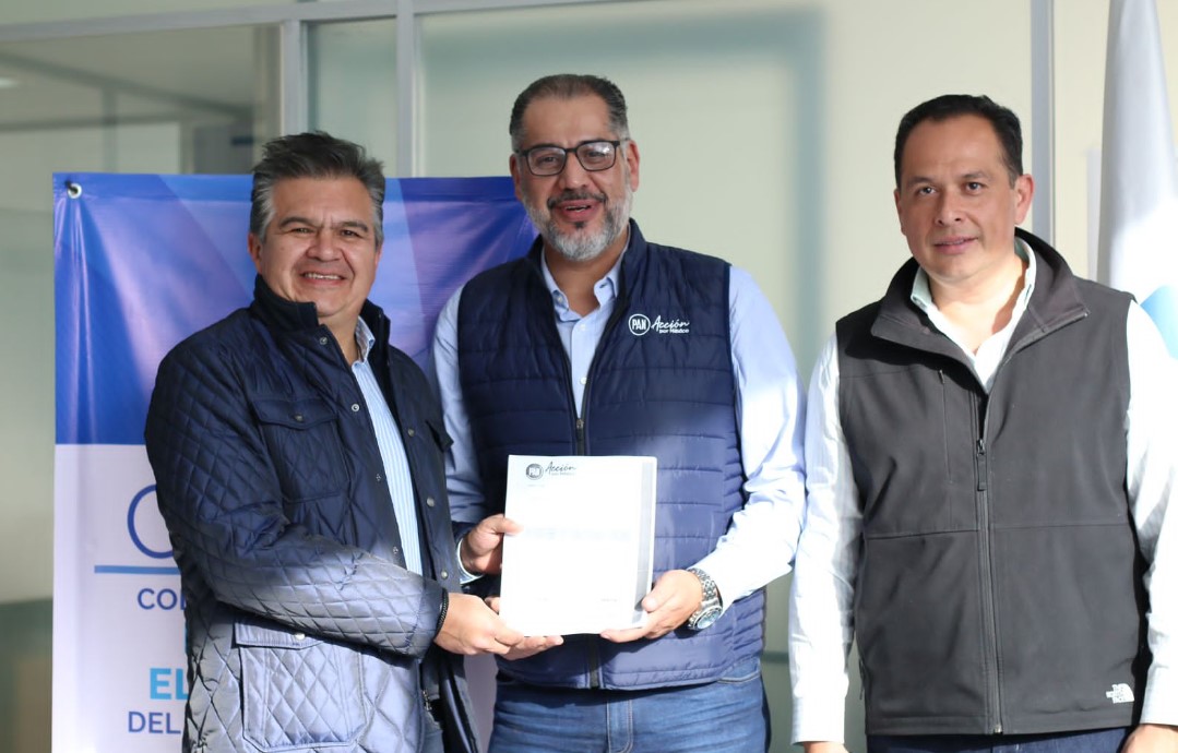 Juan Carlos Hernández y Edgardo Solís Bobadilla Formalizan Su Registro Como Candidatos Por La Diputación Federal E Naucalpan