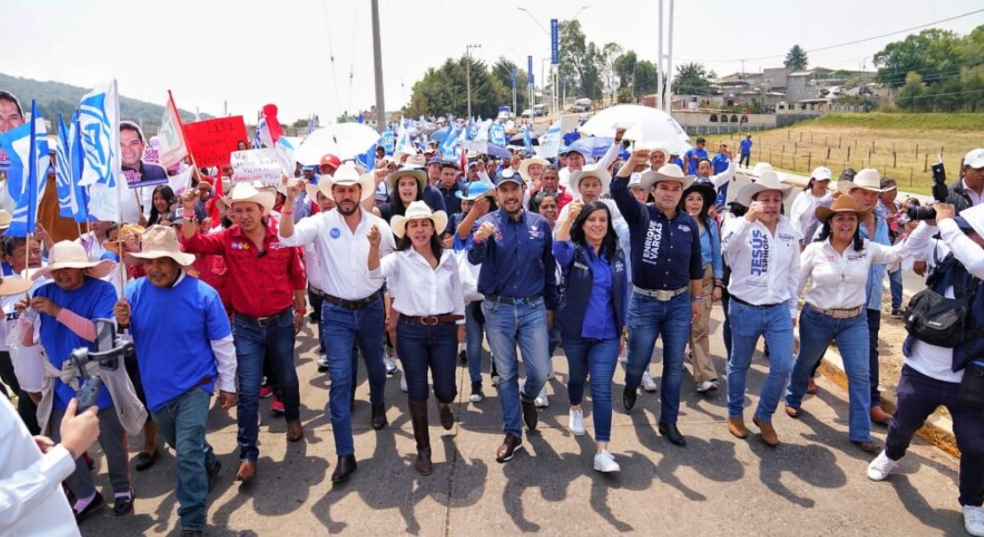 Enrique Vargas Y Marko Cortés Encabezan La Caminata De La Victoria