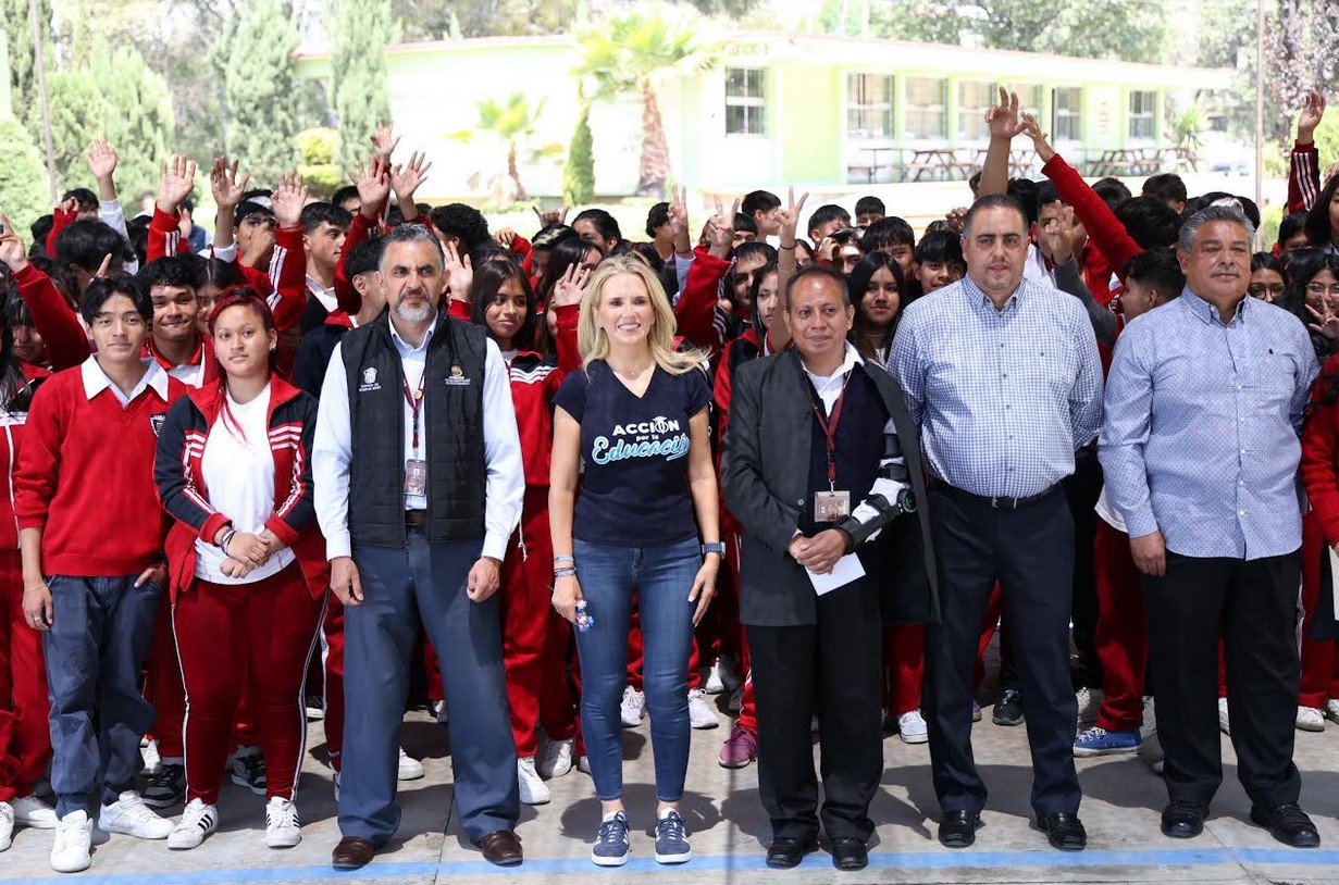 Huixquilucan Rehabilita Instalaciones Del Colegio De Bachilleres En La Comunidad De Magdalena Chichicaspa