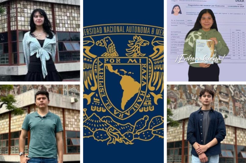 4 Estudiantes Mexiquenses Logran Calificación Perfecta En Examen De Ingreso A La UNAM