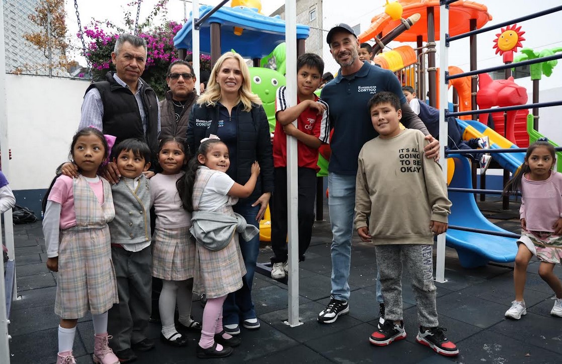Entrega Huixquilucan Gimnasio Y Rehabilitación De Juegos Infantiles En El Olivo