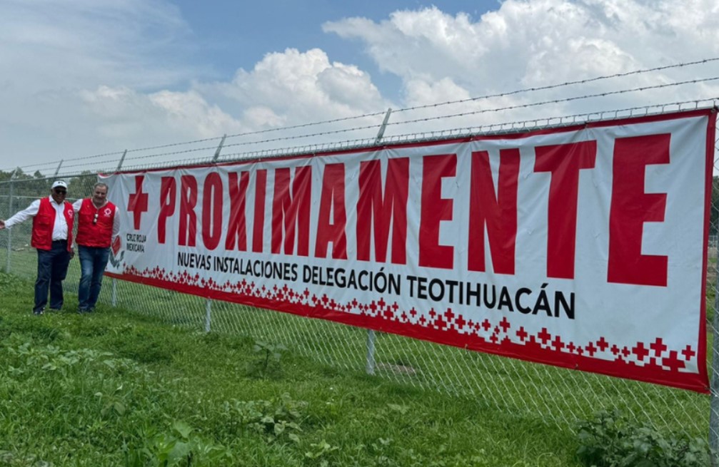 Construirán Nuevas Instalaciones De La Cruz Roja En Teotihuacán