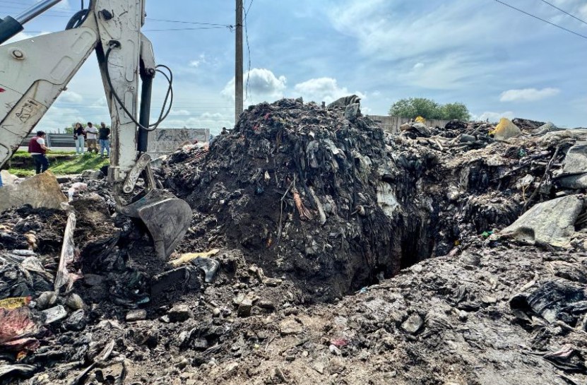 Retiran En Ecatepec 250 Toneladas De Basura De Tiradero Clandestino; Buscan Evitar Inundaciones