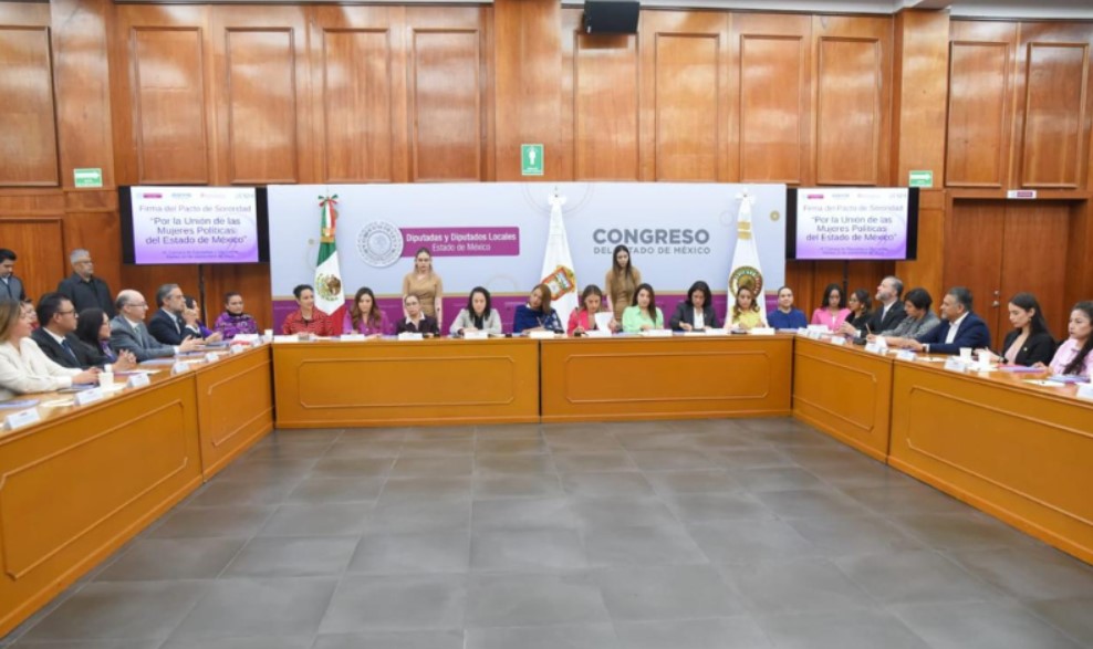 Diputadas Del Edomex Firman Pacto De Unidad Contra La Violencia Política De Género