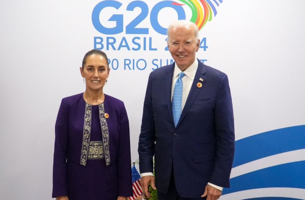 Sheinbaum y Biden Sostienen Primer Encuentro Bilateral Durante El G20