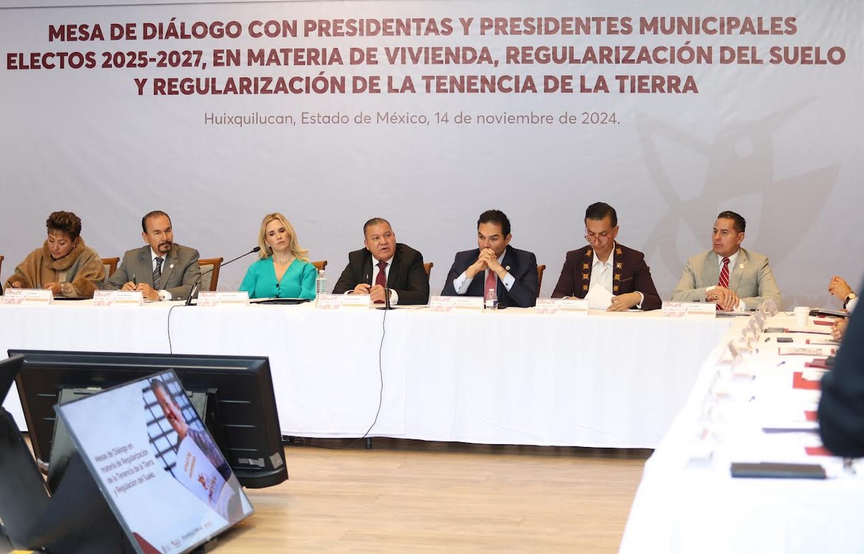 Huixquilucan, Sede De Mesas De Trabajo En Materia De Regularización De Tenencia De La Tierra Y El Suelo En Edomex