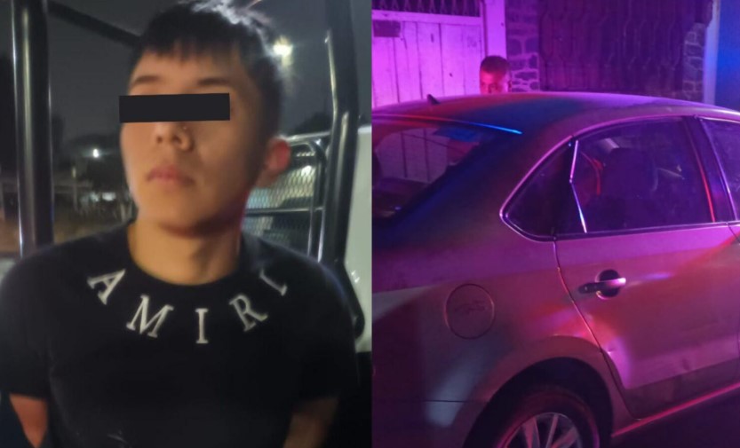 Detienen En Tlalnepantla A Presunto Ladrón de Autos