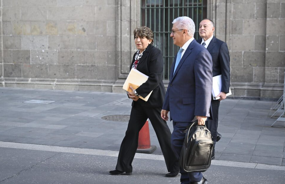 Gobernadora Delfina Gómez Se Reúne Con El Gabinete De Seguridad Federal En Palacio Nacional