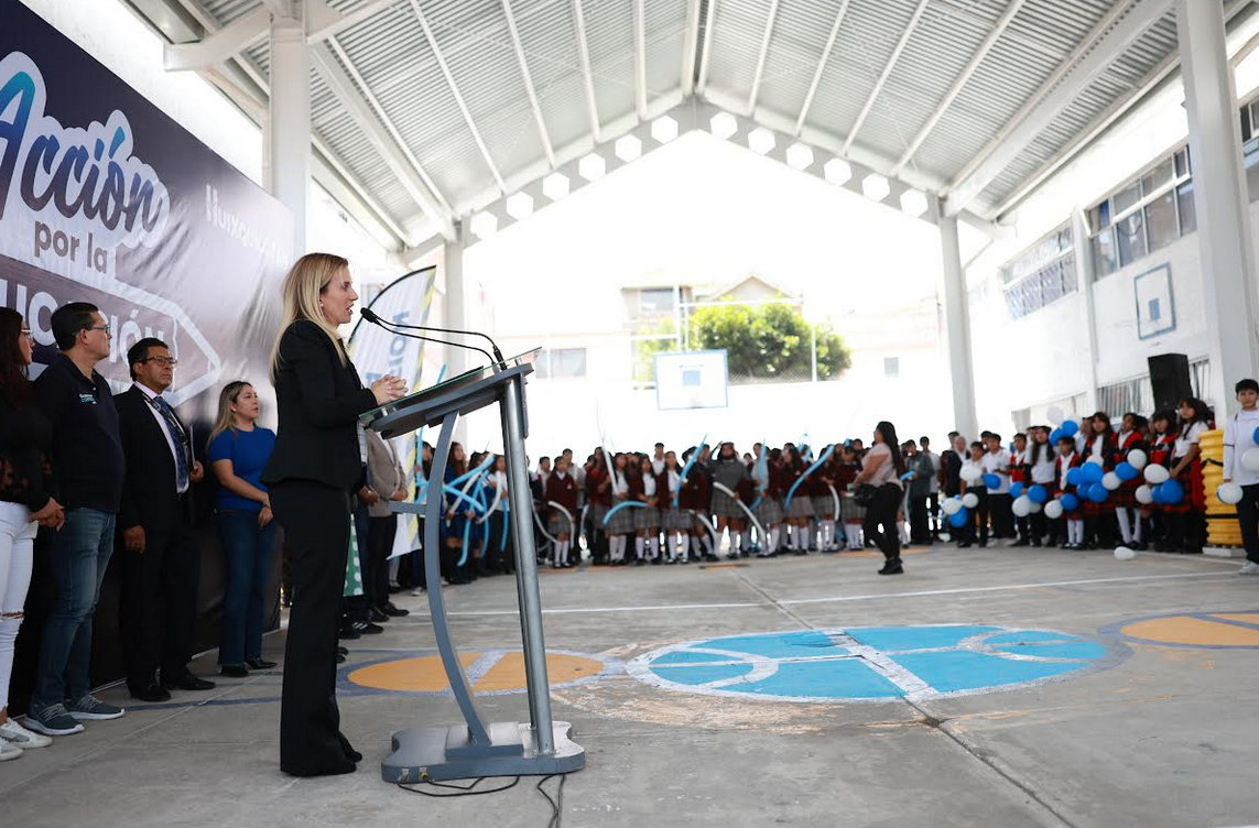 Inaugura Huixquilucan Techumbre En Beneficio De Más De 220 Estudiantes De Palo Solo