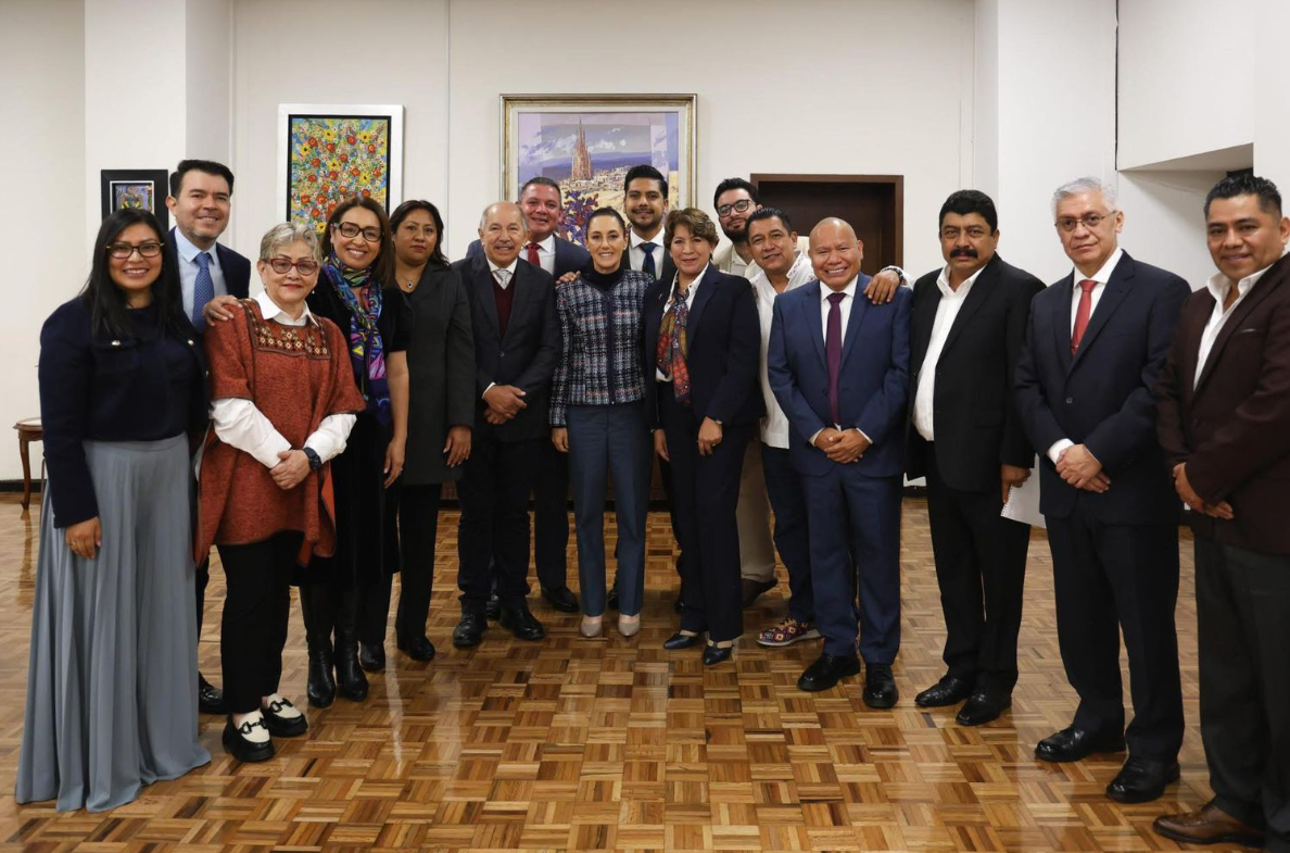 Asiste Alcalde De Naucalpan A Reunión De Seguridad Con La Presidenta Sheinbaum Y La Gobernadores Defina Gómez