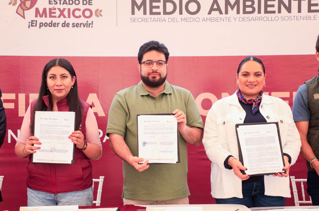 Alcalde De Naucalpan Firma Convenios De Colaboración En Materia Ambiental