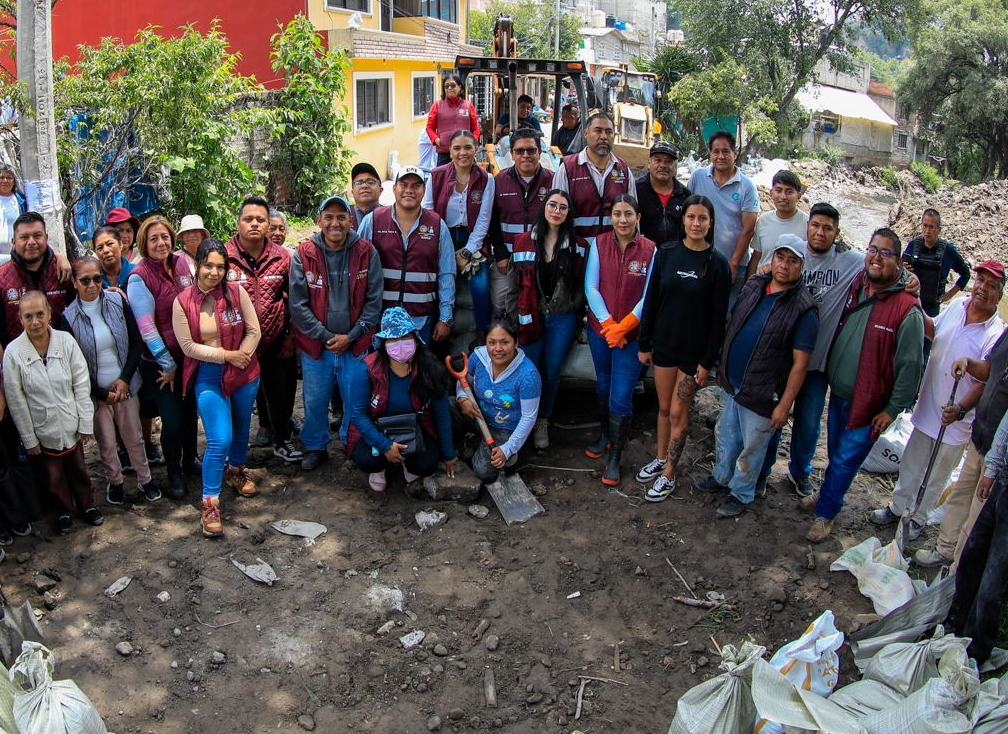 Realiza Gobierno De Naucalpan Jornada De Limpieza En El Río Verde, Suman Esfuerzos En Trabajos Preventivos