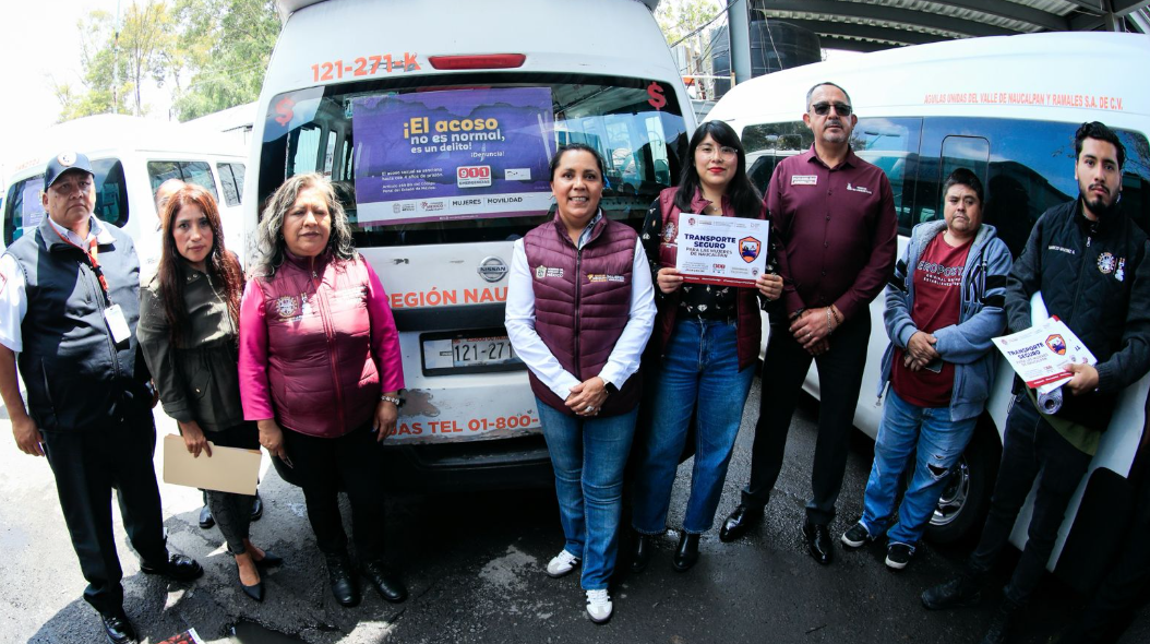 Arrancan En Naucalpan Campañas “Nos Movemos Seguras” y “Viajemos Seguras”