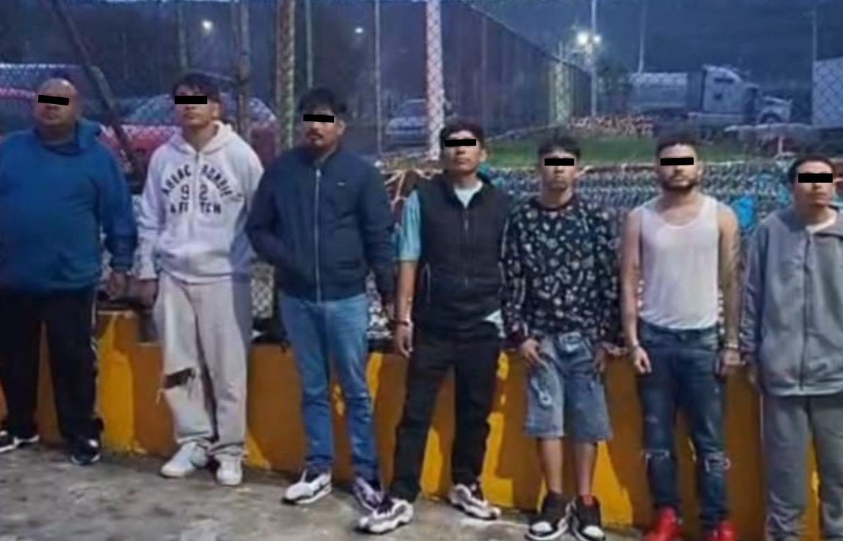 Detienen En Ecatepec A 7 Presuntos Miembros De La Unión Tepito; Fueron Ingresados Al Penal De Chiconautla